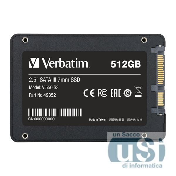 512GB SATA3 2.5 SSD 7MM VI550