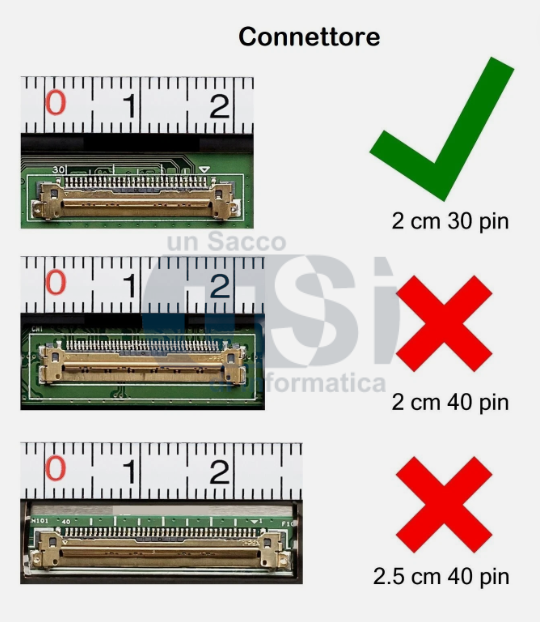 N156BGA-EA3 REV.C1 DISPLAY LCD 15.6 WIDESCREEN (13.6"x7.6") LED