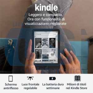 Kindle ultimo modello: compatto, veloce, 16GB