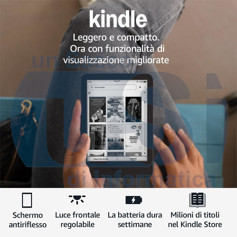 Kindle ultimo modello: compatto, veloce, 16GB